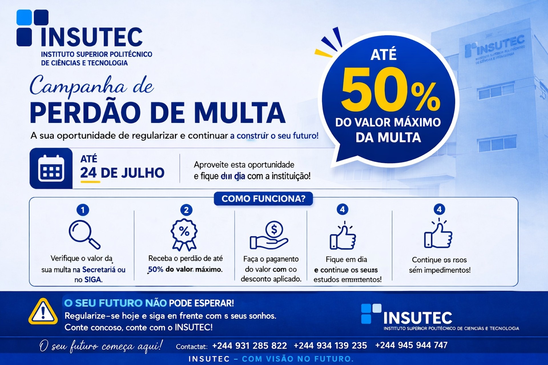 Campanha de Perd&atilde;o de Multa